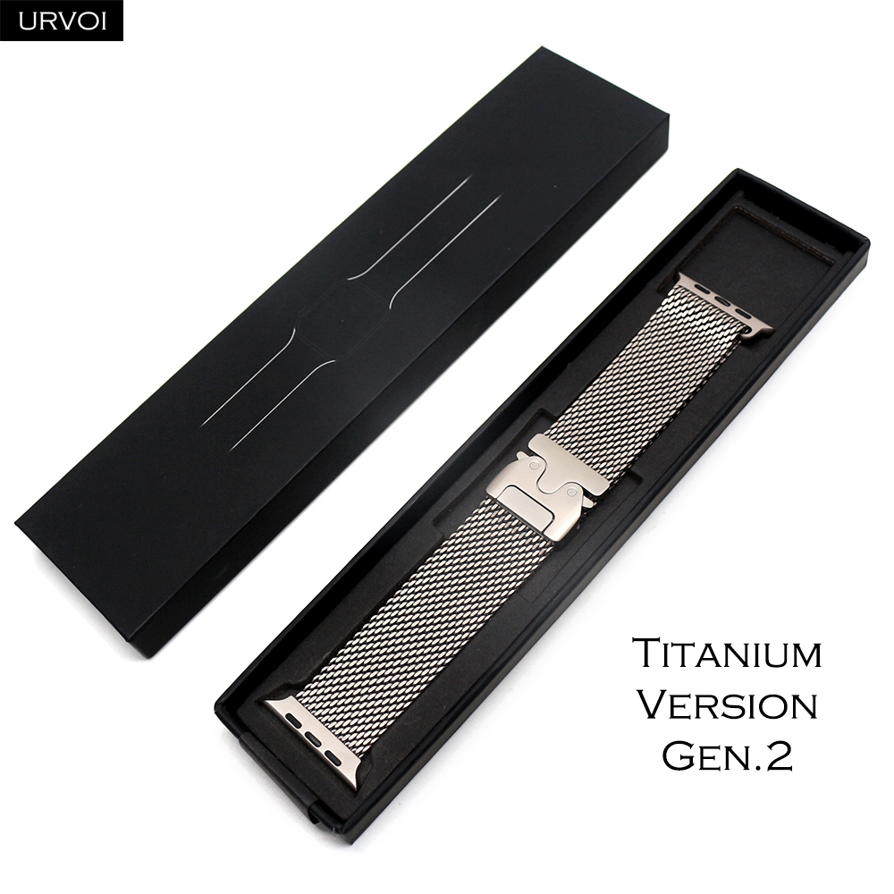 URVOI Titanyum Milanese Kordon - Mesh Coil Strip incelemesi ve fiyatı