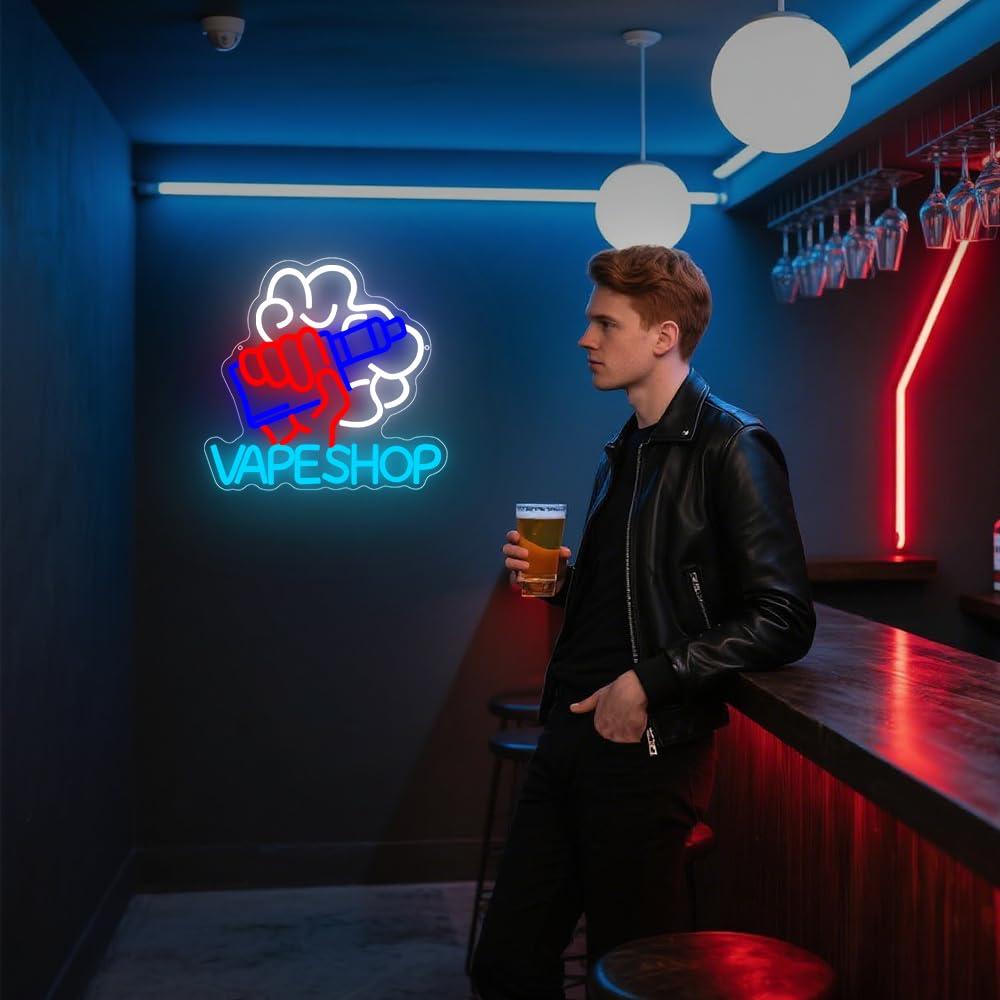 Vape Dükkanı Neon Tabelası, El - Vaping Store incelemesi ve fiyatı