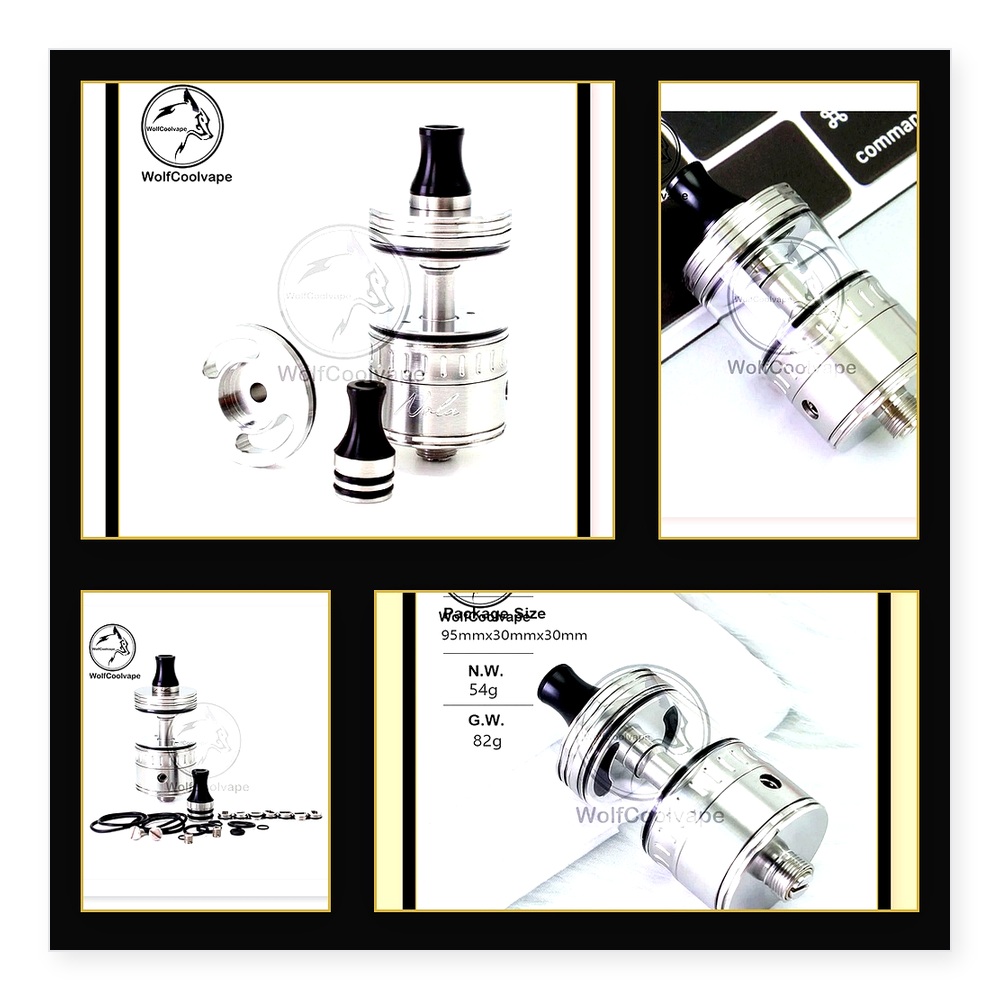 Wolfcoolvape NOLA RTA 22mm Yen - Vaping Air incelemesi ve fiyatı